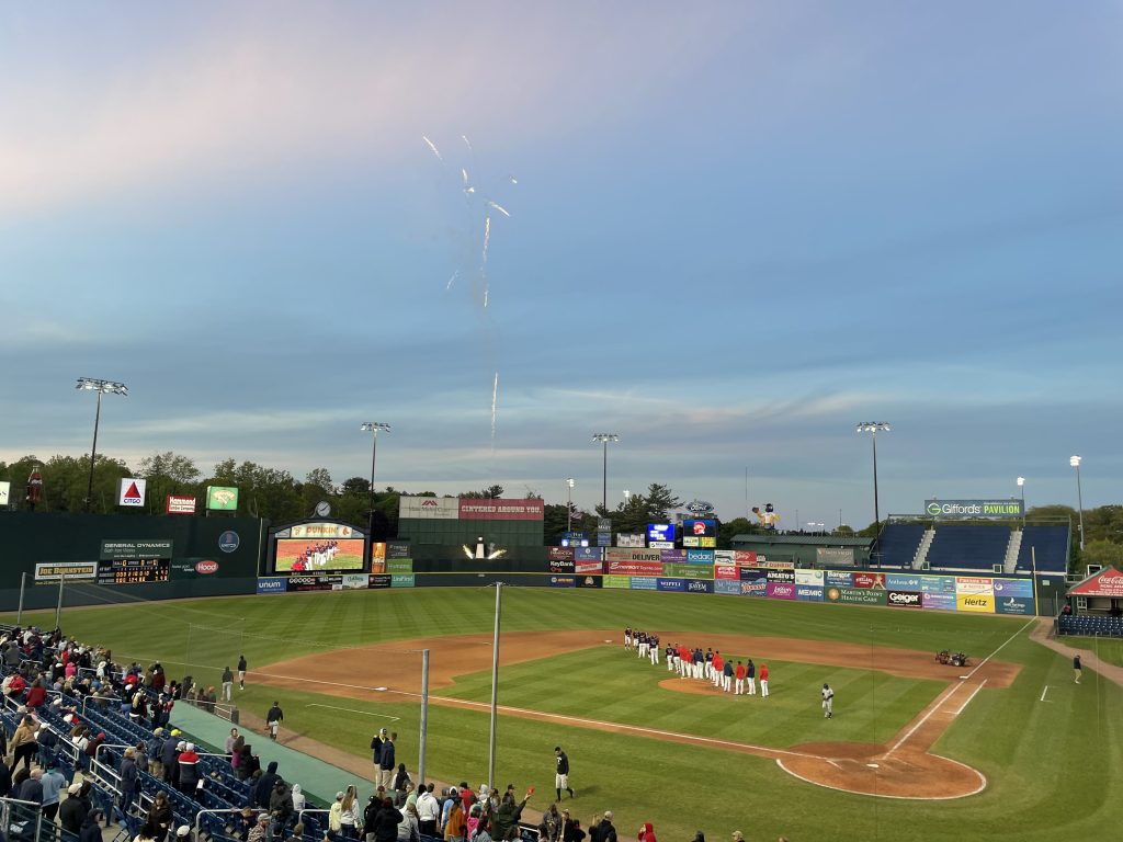 Hadlock Field in the evening